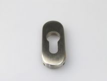 Zodolněná rozeta oválná vnější, typ 2079 S/9mm, kartáčovaná nerez OF 60
