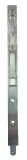 Dveřní zástrč pro plastové dveře, krátká 257 mm, 12mm, levá,