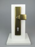 Dveřní kování London, klika-koule, 8/92 mm, 66-71 mm, bronz