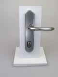 Dveřní kování Marseille s překrytím, klika-klika, 8/92mm, 66-72mm, titan