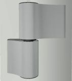 Dveřní pant TB-4, 2-dílný, rozteč 86mm, stříbrná + bílé plasty, kotva W