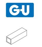 Redukce čtyřhranu 8/10 L=50mm GU 9-30481-00-0-1