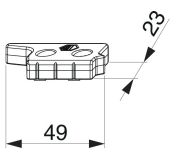 PROTIKUS PŘIZVEDÁVACÍ PÁČKY MM 24MM 13MM PŘESAH, PRAVÝ