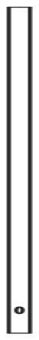 Hliníková tyč, délka 3000mm, bílá