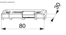 Protikus proti i.S. čepům ZA levý - 1mm přítlak, kovací drážka