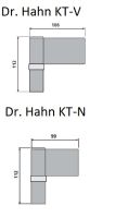 Velikost závěsů KT-N a KT-V