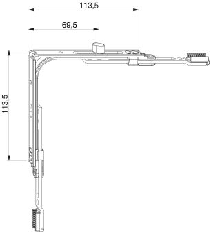 Rohový převod MM 1 VZ FFB 320-1.650