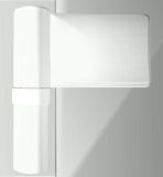 Dveřní pant KT-N 6R, 18-23mm, 160kg, RAL9016 bílý
