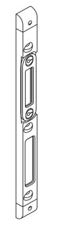 Hlavní protiplech pravý - dřevo falzluft 4-12/18 mm, osa 9 mm,  GU 6-29094-02-R-1