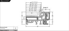 Balkonový práh Weser-A 61/32-TI EV1