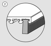 TĚSNÍCÍ KARTÁČEK PB 48 PRO SOKL PROFIL AD II, 10 MM, ŠEDÝ (RAL7035)