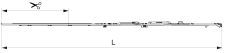 Štulpové nůžky MM s mikroventilací Multi Power, 800 FFB 601-800, levé, stříbrná 