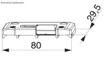 Protikus i.S. ZA levý - 1mm APD, Gealan 8000