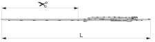 Úhelníkové nůžky pro oblouky MM 13V s možností spojení nahoře 1250 FFB 450-1.250