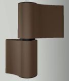 Dveřní pant TB-4, 2-dílný, rozteč 76,5mm, matně hnědý + kotva W