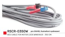 Červený kabel pro motor Winkhaus blueMatic EAV4D 3,5 m