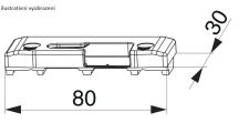 Protikus proti i.S. čepům ZA pravý - 1mm přítlak, kovací drážka