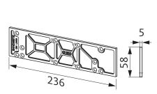 Montážní deska k OTS 430/440/633, EV1 K-16547-00-0-1