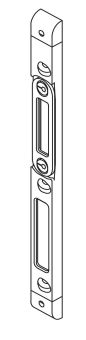 Hlavní protiplech levý - dřevo falzluft 4-12/18 mm, osa 9 mm,  GU 6-29094-02-L-1
