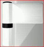 Dveřní pant KT-V 6R, 22-27mm, 160kg, RAL9016 bílý