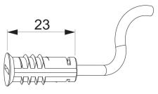 MAGNETICKÝ SPÍNAČ PRO UKONČENÍ KABEL 6M (0,14MM2)