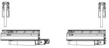 SADA POJEZDOVÝCH VOZÍKŮ SKB-S/SE 160KG, LEVÁ