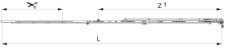 Nůžky MM se spárovým větráním 1050 FFB 801-1.050 1 i.S. levé